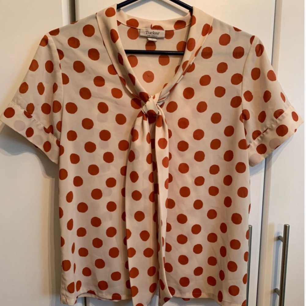 Tucker Polkadot Blouse